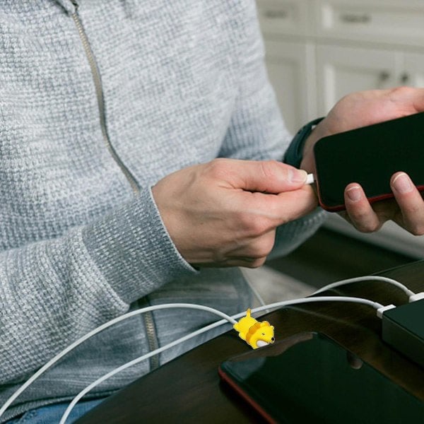 USB-kaapelin suojus eläin matkapuhelimen laturin kaapelin suojus 25 kpl