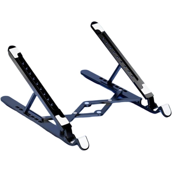 Laptop Kølestativ, Foldbar Lydløs Laptop Stativ, Bærbar Lydløs Laptop Køleventilator Stativ USB Opladningspladser Køleventilator til Tablet Laptops No fans