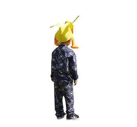 Blekkspruthatt for barn og voksne - morsomme hatter yellow