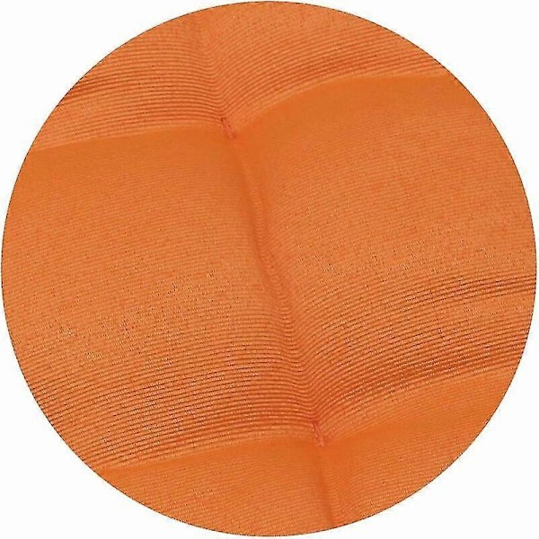 Nyt sæt med 4 stolpude til haven, 40x40 cm, orange
