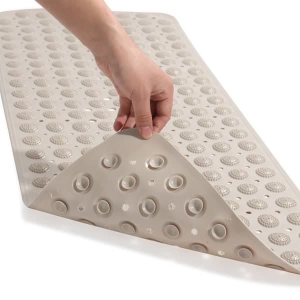 Badeværelsesmåtte Bademåtte Beige Beige