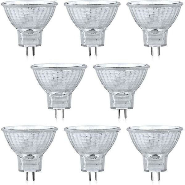 -mr11 Halogen Bulb 12v 20w, Gu4 Light Bulbs Warm White 2800k Bi-pin Reflector Base Lamps, Spotlight 2 Pin Gu4 Recessed Track Lighting With Front G