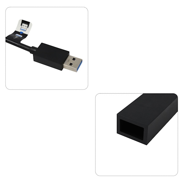 VR-adapterkabel för PS5, VR-omvandlarkabel PSVR VR-kameraadapterkabel för PS5-spelkonsol för värdkamera, VR-anslutningskabel för PS5