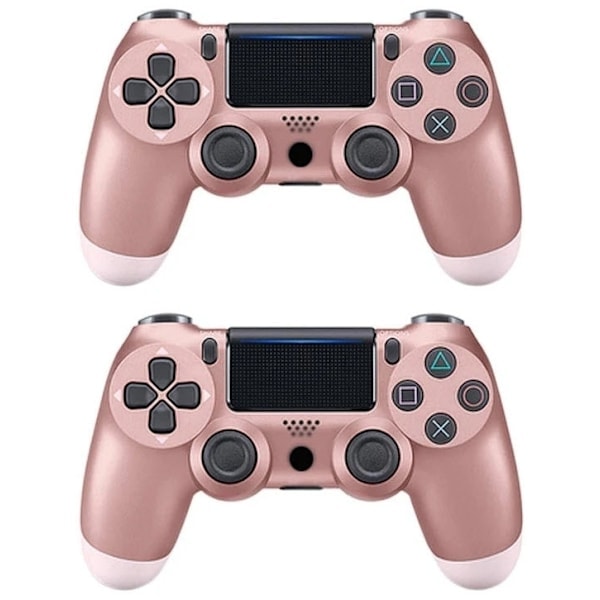 2-pak PS4 Controller DoubleShock Trådløs til Play-station 4 Pink