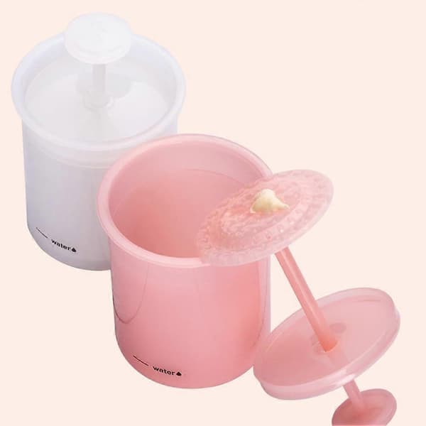 Ansiktskummaker, Ansiktsvaskeskummaker, Manuell Vaskeskummaker, Ansiktsrenseskummaker, Skumkopp, Skummaker  Rosa