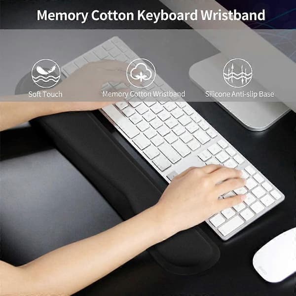 Musematte, Ergonomiske Musematter for PC, Muse- og Tastatur Håndleddstøtte Sett