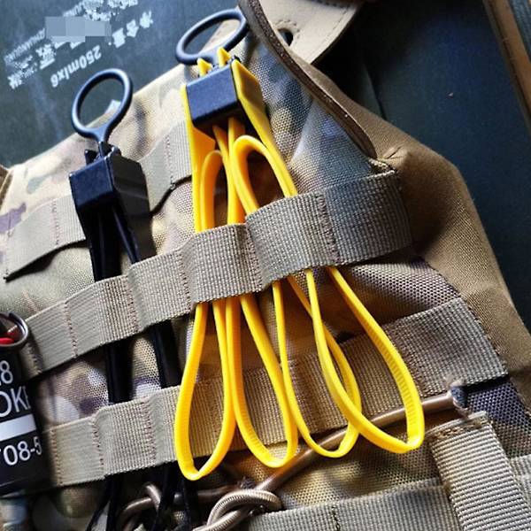 Tactic Muovikaapeli Solki Käsiraudat Cs Urheilu Koriste Vyö Kertakäyttöinen Black