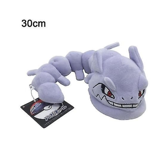 Pokemoned Plyschdocka Steelix Fylld Djur Barnpresenter Födelsedagspresent