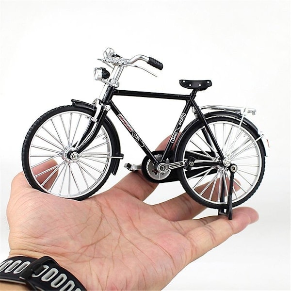 Samlerobjekter Cykel Kunst Skulptur Stativ Stabil Legering Fuld af Personlighed Simulation Kunst Cykel Boligindretning 7
