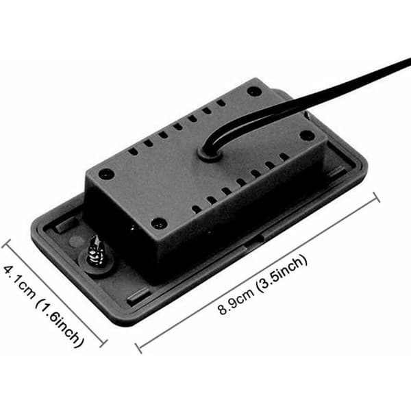Dobbel USB-laderuttak, 12V-24V 3.1A Billaderkontrollpanel Vanntett Ladeuttak for Bil Lastebil SUV