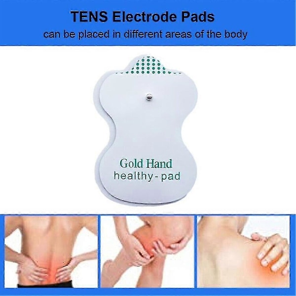 Tens/ems Elektrodplattor Fysioterapi Massageplattor För Akupunktur 10pcs