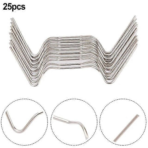 25/50/100kpl Kasvihuoneen Lasitusklipsit Kasvihuoneen Lasiklipsit W Lasiklipsit Kasvihuoneen Varaosat Ruosteenkestävät Kasvihuonekehykset 25PCS