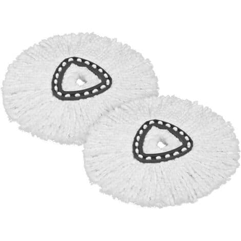 Vileda Microfiber Mopphuvud, Vit, Tvåpack