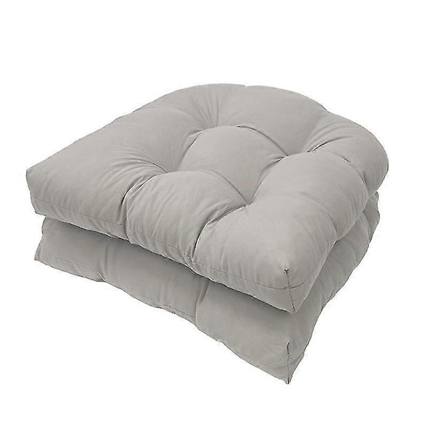 Ute Stolputer Sett med 2, Gulvputer for Utemøbler light grey