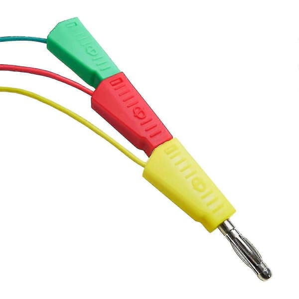 Goupchn Stabelbare bananstik til eksperimentplade han jumperledninger bløde fleksible silikone testledninger til elektrisk test P1530