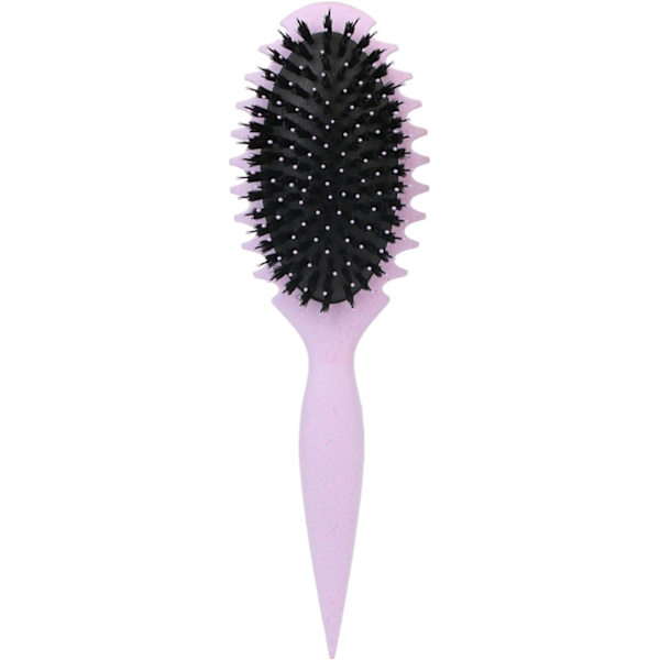1 st Curlförbättrande Borste Allround Hårkam Definierande Mjuka Borst Hårbottenmassage Luftkudde Lockig Formgivning Styling Purple