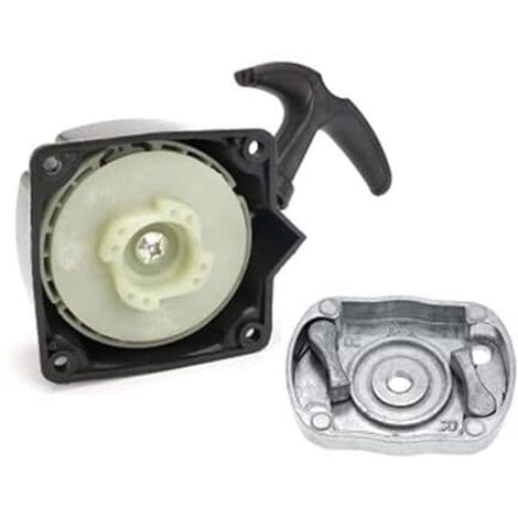 Hurtigstartpanel med starter og rekylstarter for gresstrimmer og ryddesag