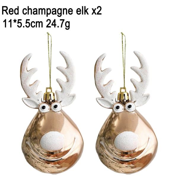 Julekugler, elg design, hængende kugler, fest