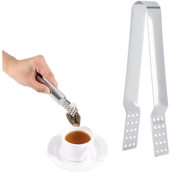 Teposeklipper, Teposeklemmer i Rustfritt Stål, Multifunksjonell Teposeklemmer, Teposeklemmer, Kjøkkenredskap for å Klippe Teposer