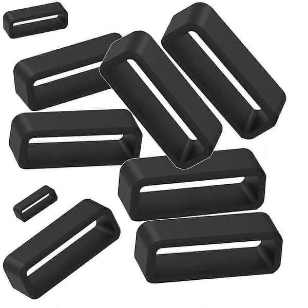 12-30mm Silikon Erstatning Elastisk Armbåndsur Stropp Bånd Løkke Ring Tilbehør 20mm