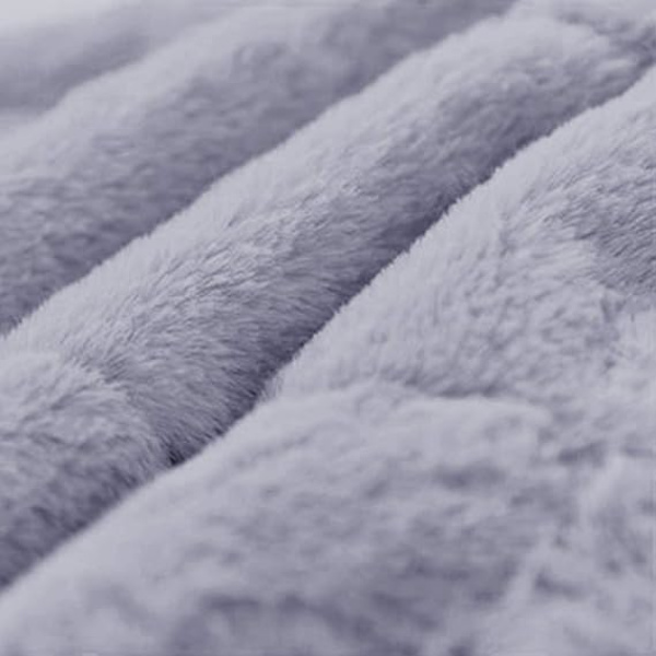 Dam trendig hink med mjuk fuskpäls fluffig tjock bred brätte härlig vinter varm hatt för flickor Gray One Size