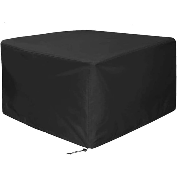 Fyrkantig cover Stor vattentät skyddande cover utomhus för möbler Rektangulär cover (120 x 120 x 74 cm)