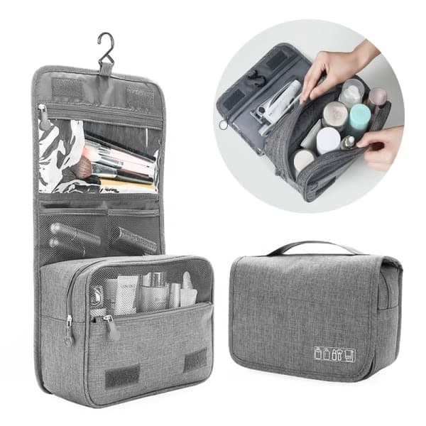 Reiseveske for Toalettsaker Kosmetikkorganisator Grey