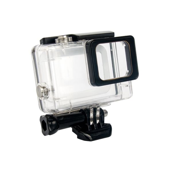 Camera waterproof case Hero7/6/5 waterproof case universal with gold-rim lens