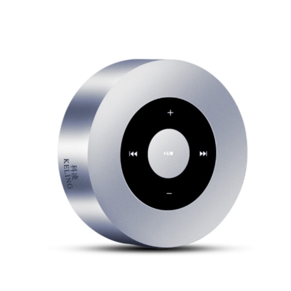 Bluetooth-högtalare Bärbar Trådlös Bluetooth-högtalare Space Silver