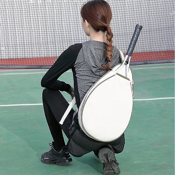 Tennisryggsekk Multifunksjonell Liten Racket Tennisveske Vanntett Tennisryggsekk Stativ For Menn Og Kvinner black