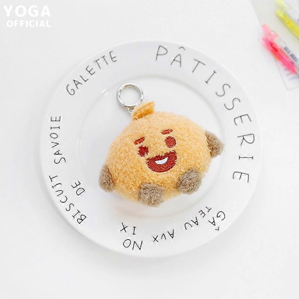 10CM Kawaii Line Friends Bt21 Sarjakuva Shooky Cooky Chimmy Rj Pehmo Riipus Jälkiruoka Sarja Avaimenperä Riipus Pehmo Nukke Koriste pendant14 10CM