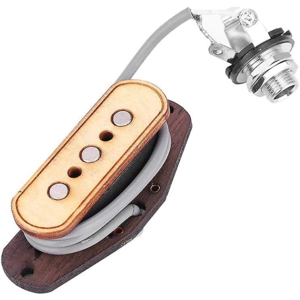 Gitarr pickuper Reparera delar med ingångsuttag (brun) (1st)