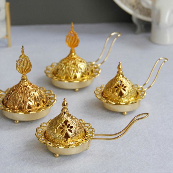 Røgelsesbrænder Ornament Dekoration Kegle Røgelsesholder til Kontor Ramadan Soveværelse 7x12.5cm