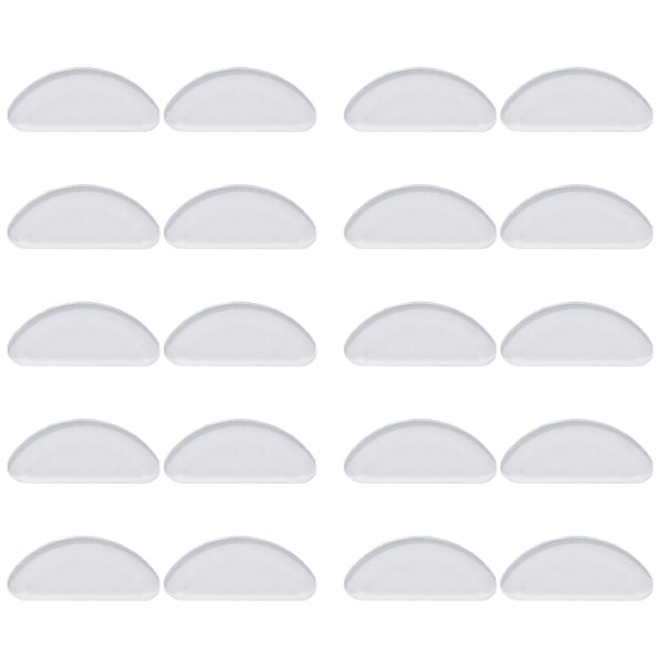 INF Neseputer for Briller 10 Par Transparent 15x7x1 ​​mm