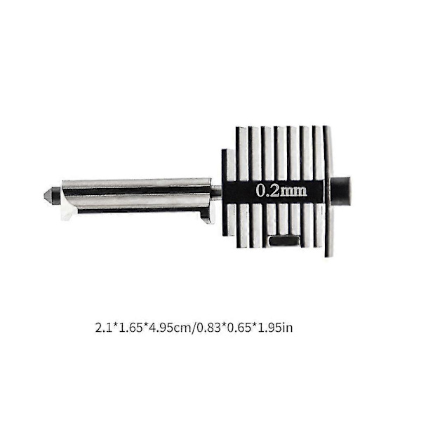 for Bambu Lab A1 Mini 0.4mm Dyse Hotend Kit Herdet Stål 3D-skriverdel 0.4mm