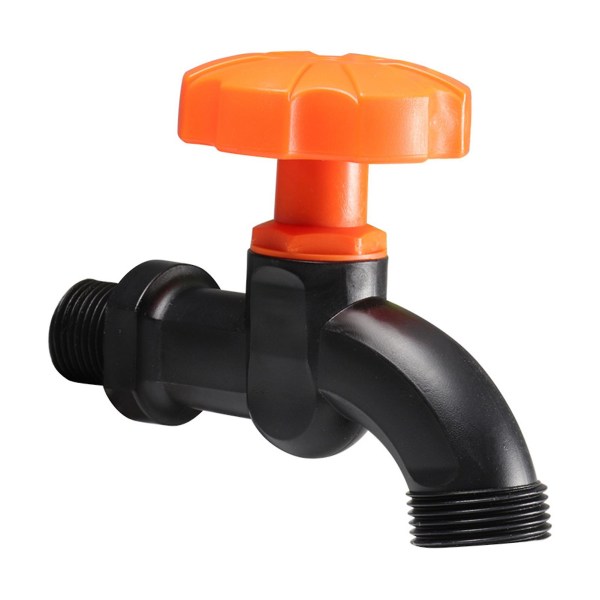 Irrigation threaded faucet with 3/4 threaded opening for household accessories