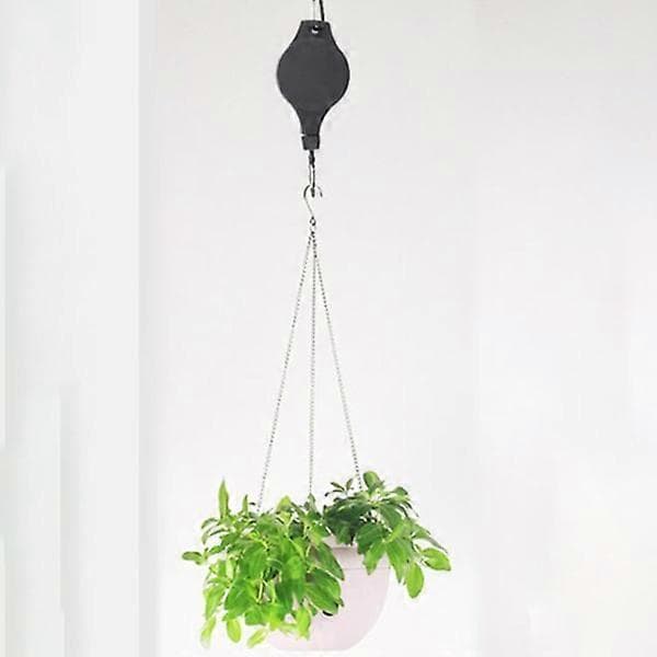 Løftbar teleskopisk plantepulley