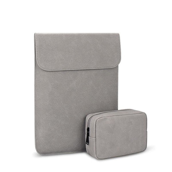 Datorväska datorfodral/fodral för bärbar dator laptop ljusgrå 11,6-12,5 tum