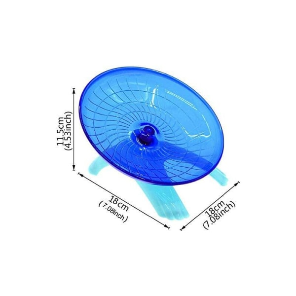 Lille Dyresving, Træningshjul til Hamster, Rotte, Gerbil, Marsvin, Chipmunk, Mus og Papegøje (Blå)