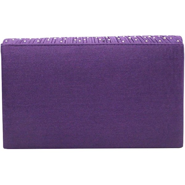 Damklänning Satäng Diamant Clutch Väska Kuvert Handväska Kväll Bröllop Väska Bröllop Mode Bal Vintage Axelväska