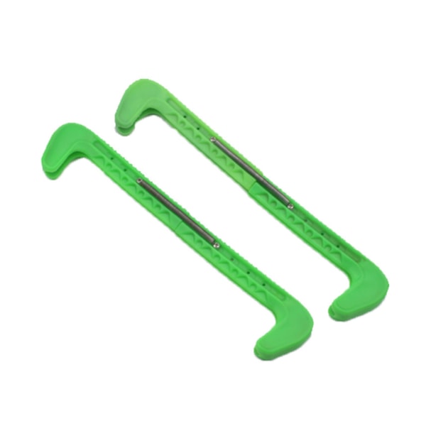 2 stk. Ishockeybeskyttere, Ishockeybeskyttere for skøyteblad Figur Plastbeskytter Justerbar - xinhan Green