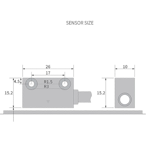 M503 Display Magnetisk Skala DRO med Magnettape 5+5mm Polavstand Skala