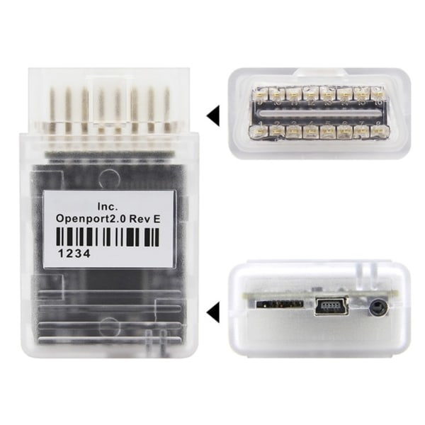 Tactrix Openport 2.0 Chip Tuning -työkalu OBD2-skannerityökalu Diagnostinen etäasennus