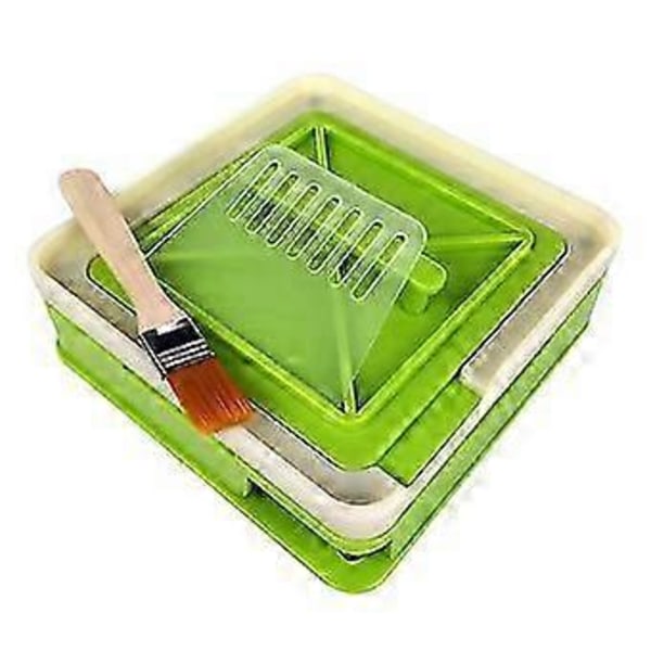 Kapselplate 100 hull 00# oppgradert versjon Kapsel fylleplate batch fyllingskapsel fylleenhet Light green