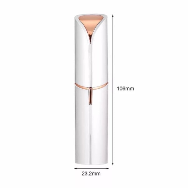 Epilator, Øjenbryn/Ansigtsbehåring/Næsehår/Bikini Linje Trimmer - USB Genopladelig - (Med Datakabel) White