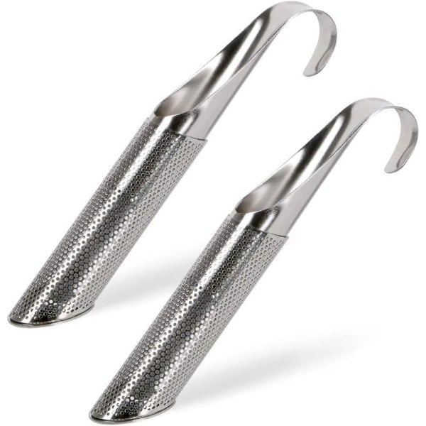 Teisil, 2 stk rustfritt stål urteinfuser Teinfuser Steeper sil for løse teblader, urter eller krydder 2 stk teisil