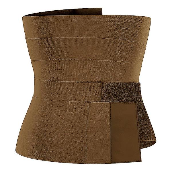 Snatch Me Up Bandage Wrap Lændestøttebælte Justerbare Komfortable Rygstøtter til Lindring af Lændesmerter Black New 3m