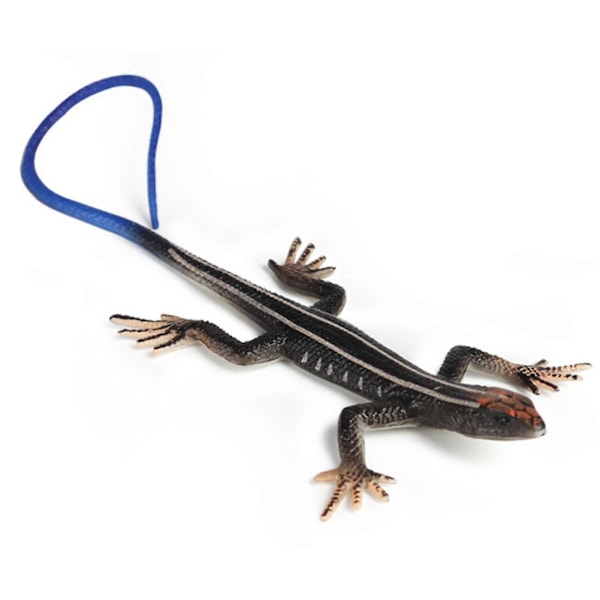 Kunstig Øgle Fadeless Levende Farverig Reptil Øgler Legetøj Festartikler Blue