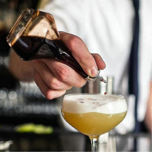 Bitterflaska Glas Dash Flaska Professionellt Barverktyg För