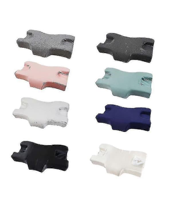 Anti-rynk Nackskydd Skönhetskudde Hotell Skönhetssalong Långsam Återhämtning Memory Foam Kudde Black satin